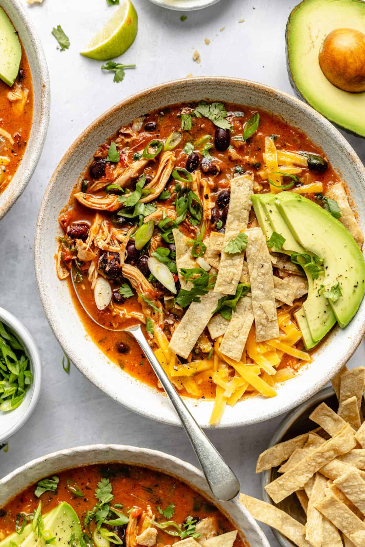 Chicken Tortilla Soup (Mexican, served with tortilla strips)