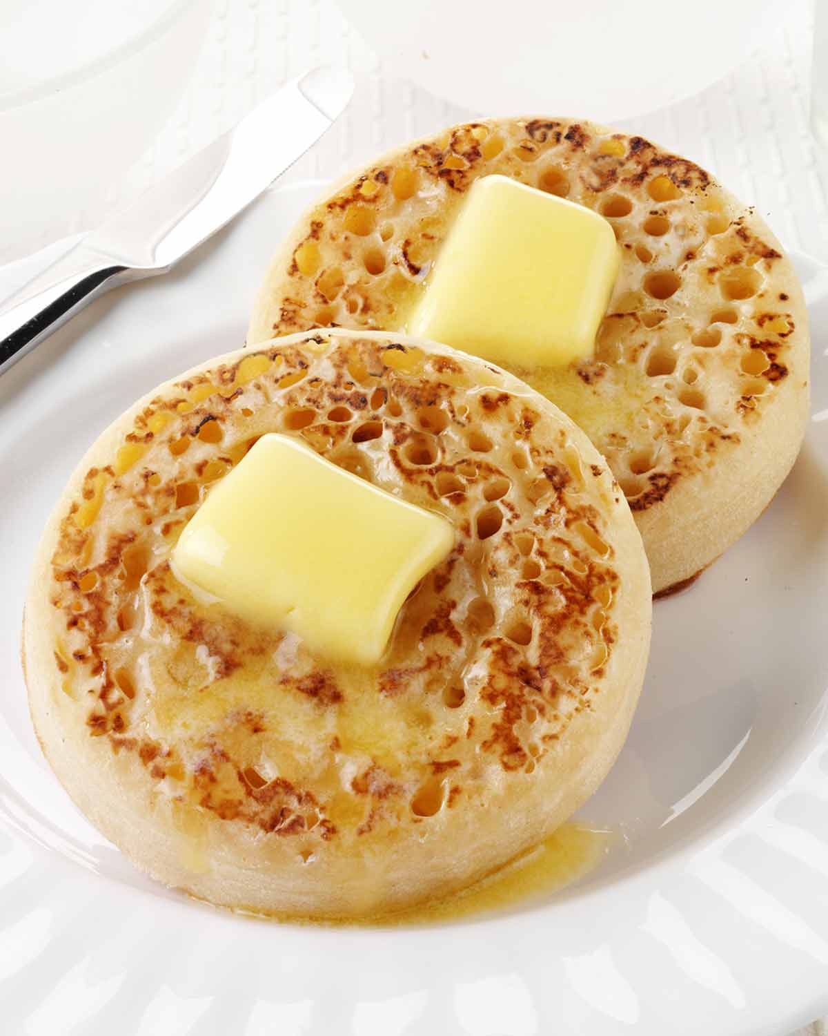 Crumpets (Griddle Cakes with Porous Tops)